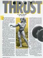 Body Thrust, Flex Magazine Article.