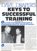 Draper's Keys to Training